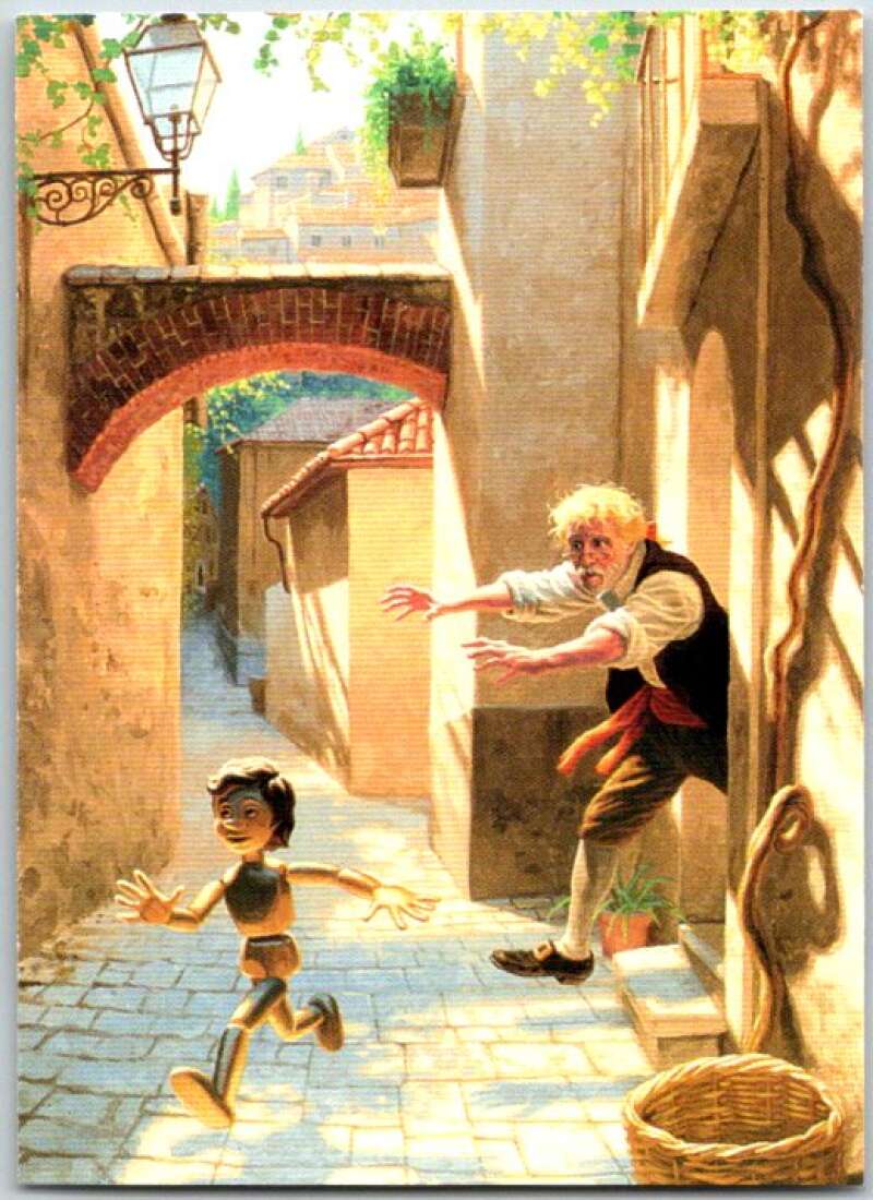 1992 Greg Hildebrandt Comic # 83. Pinocchio: Pinocchio Runs Away 1986  V48446