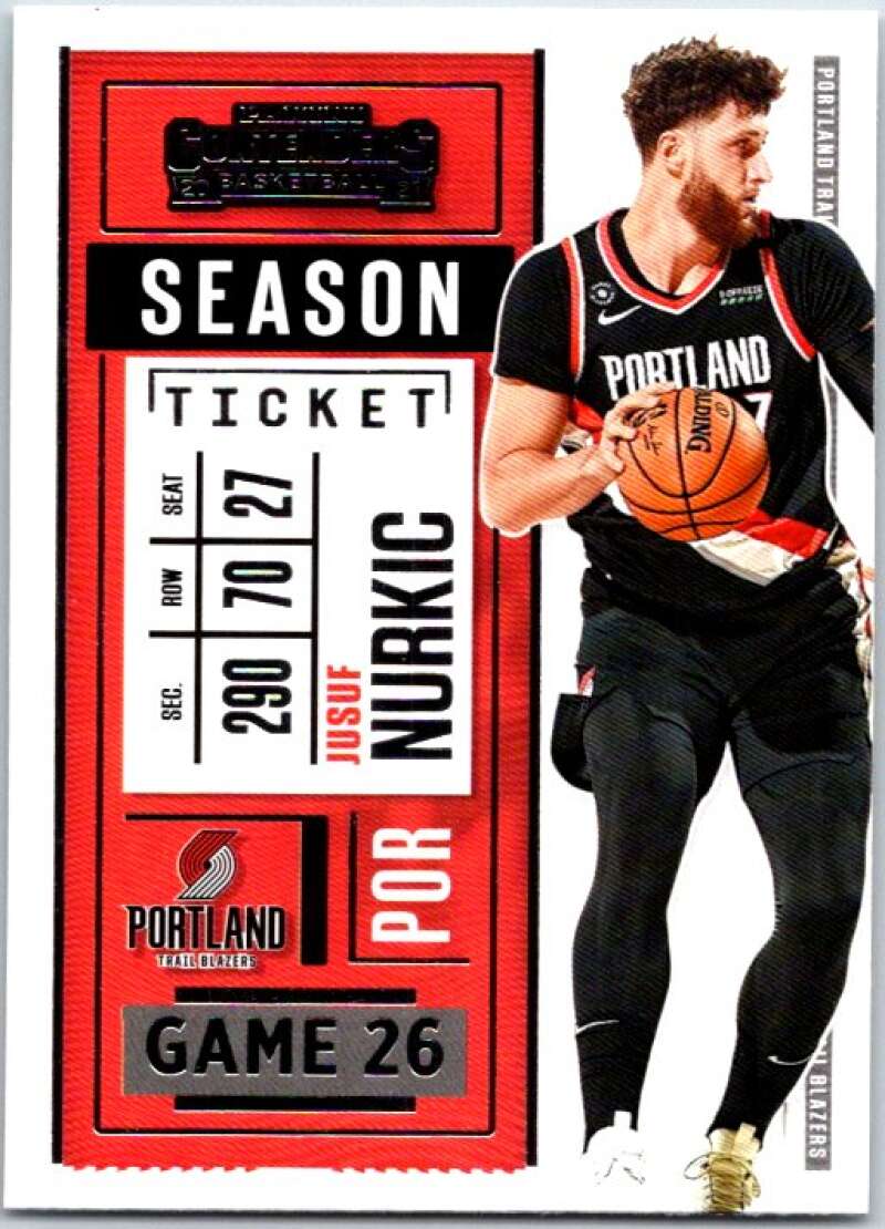 2020-21 Panini Contenders Season Ticket #3 Jusuf Nurkic  V48348