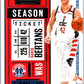 2020-21 Panini Contenders Season Ticket #62 Davis Bertans  V48368