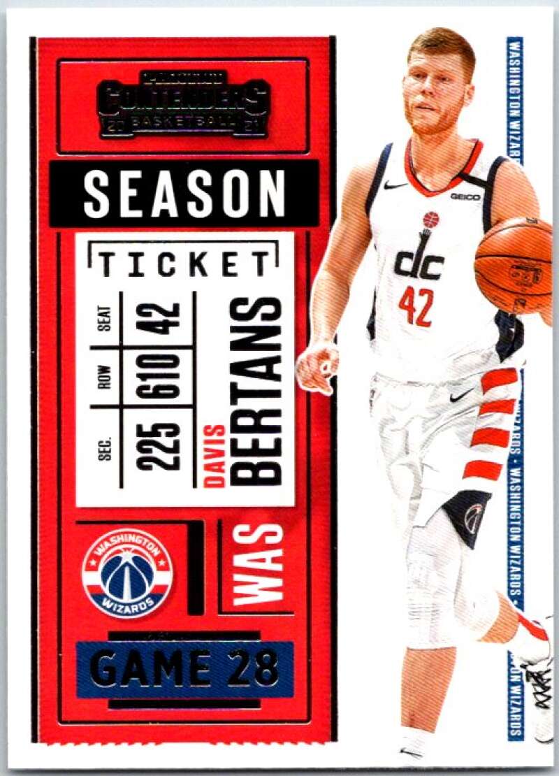 2020-21 Panini Contenders Season Ticket #62 Davis Bertans  V48368