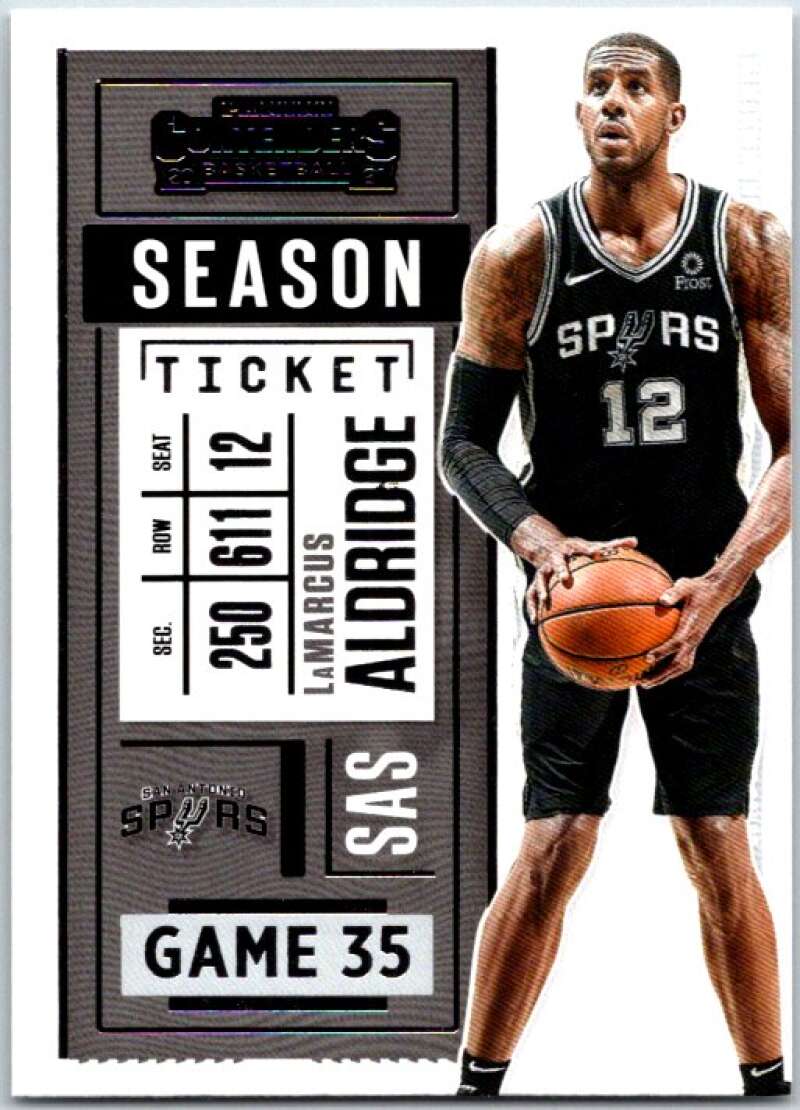 2020-21 Panini Contenders Season Ticket #95 LaMarcus Aldridge  V48377