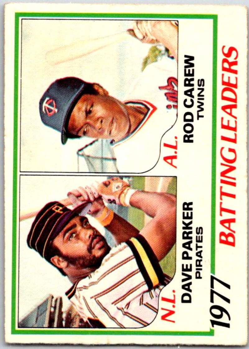 1979 O-Pee-Chee MLB #1 Dave Parker/Rod Carew LL   V48455