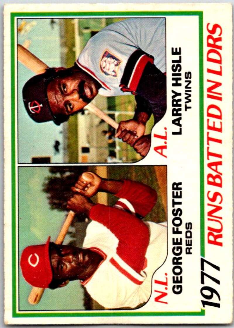 1979 O-Pee-Chee MLB #3 George Foster/Larry Hisle LL   V48461