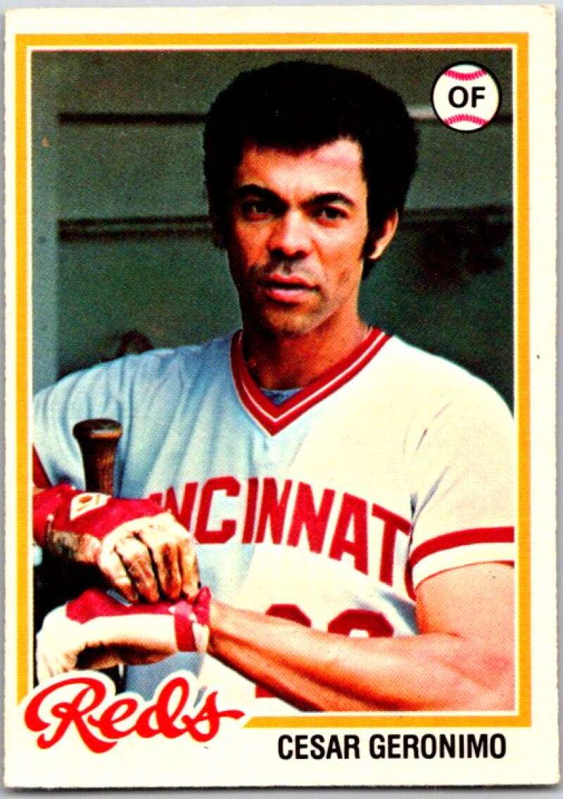 1978 O-Pee-Chee MLB #32 Cesar Geronimo  Cincinnati Reds  V48533