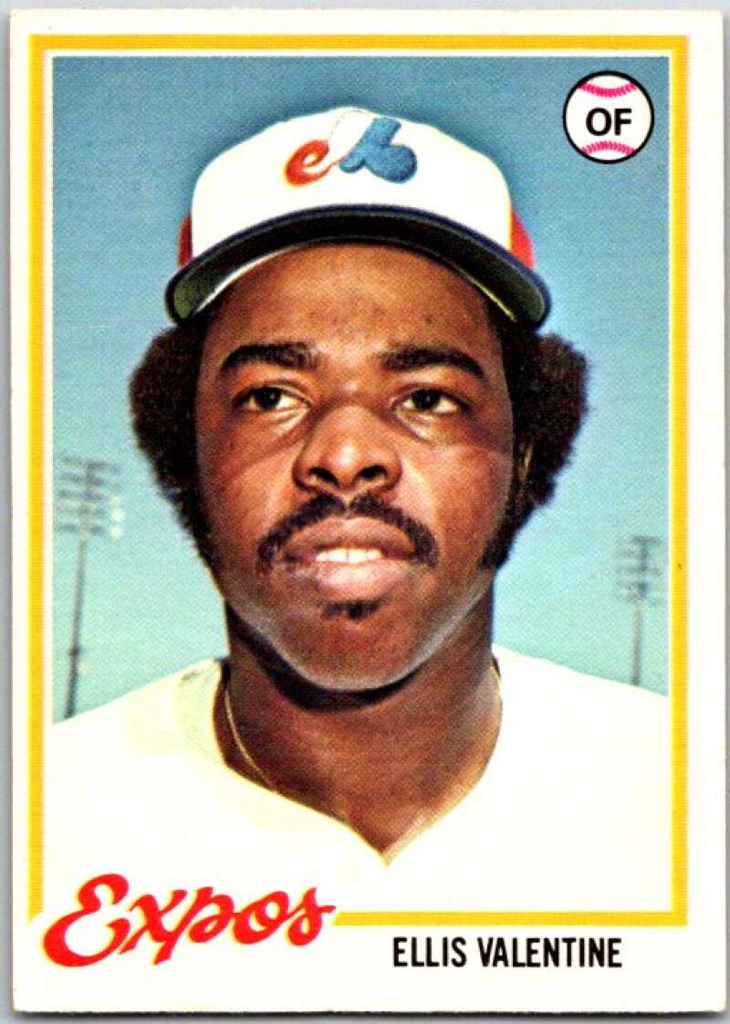 1978 O-Pee-Chee MLB #45 Ellis Valentine  Montreal Expos  V48561