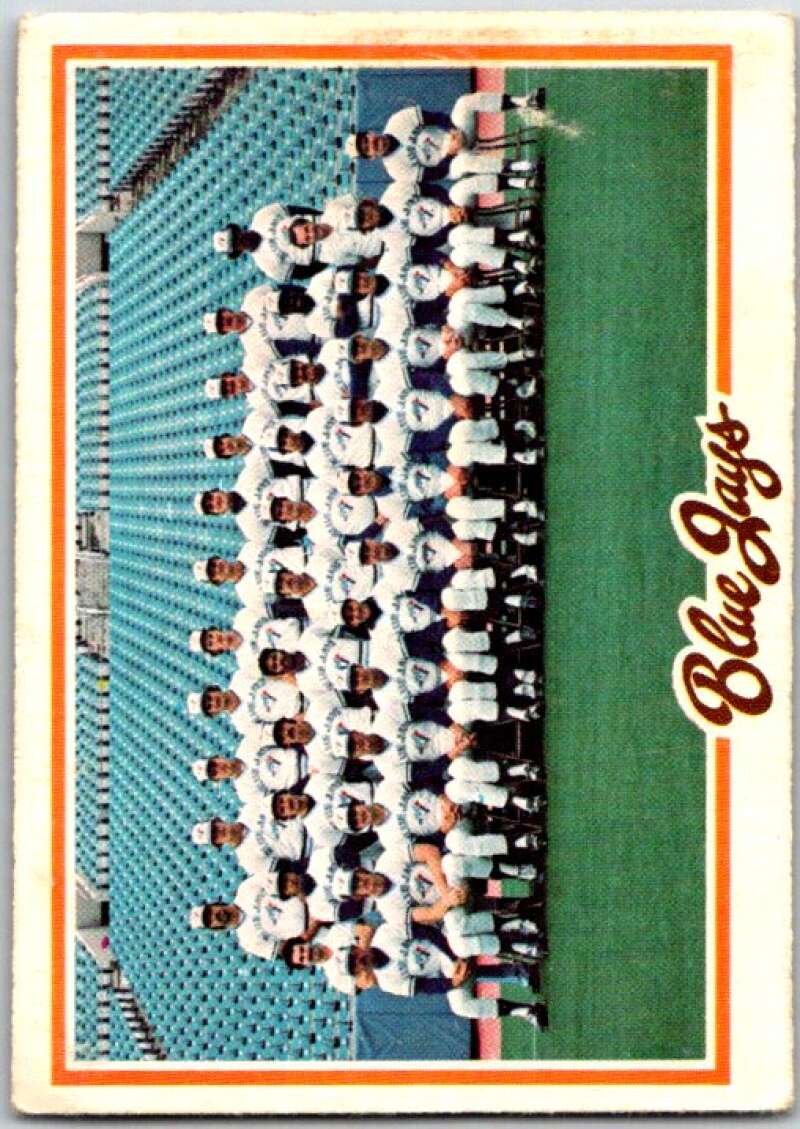 1978 O-Pee-Chee MLB #58 Blue Jays Team DP CL   V48583