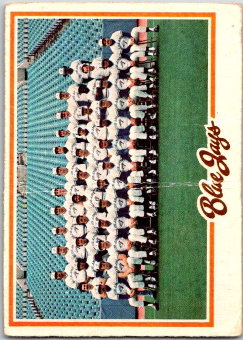 1984 O-Pee-Chee MLB #58 Blue Jays Team DP CL   V48589
