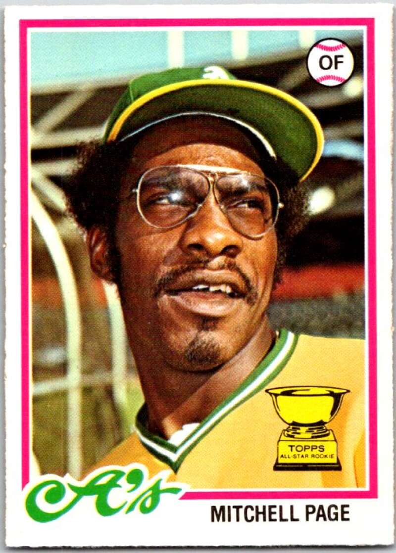 1978 O-Pee-Chee MLB #75 Mitchell Page  Oakland Athletics  V48623