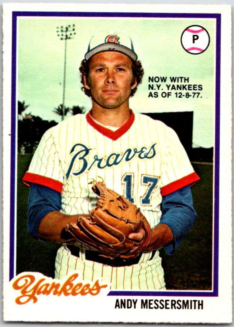 1979 O-Pee-Chee MLB #79 Andy Messersmith  Yankees/ Braves  V48630