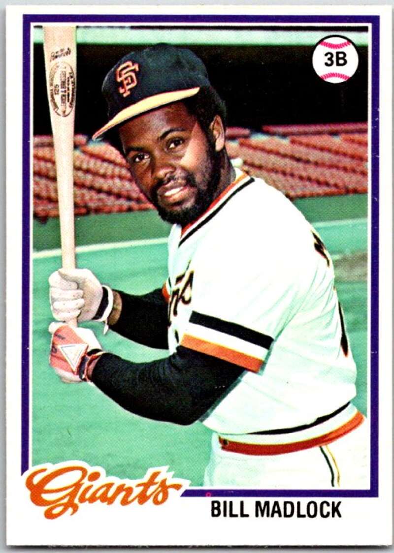 1978 O-Pee-Chee MLB #89 Bill Madlock  San Francisco Giants  V48650