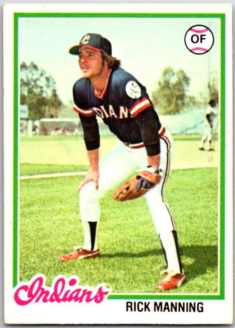 1978 O-Pee-Chee MLB #151 Rick Manning  Cleveland Indians  V48756