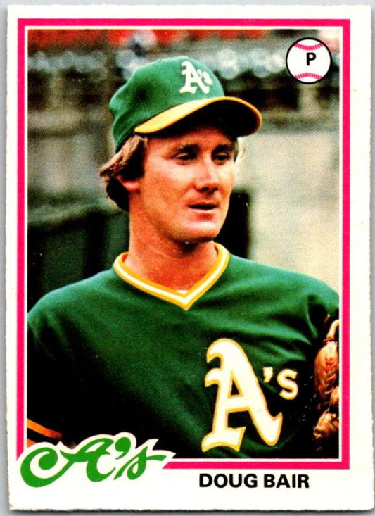 1978 O-Pee-Chee MLB #229 Doug Bair  Oakland Athletics  V48890