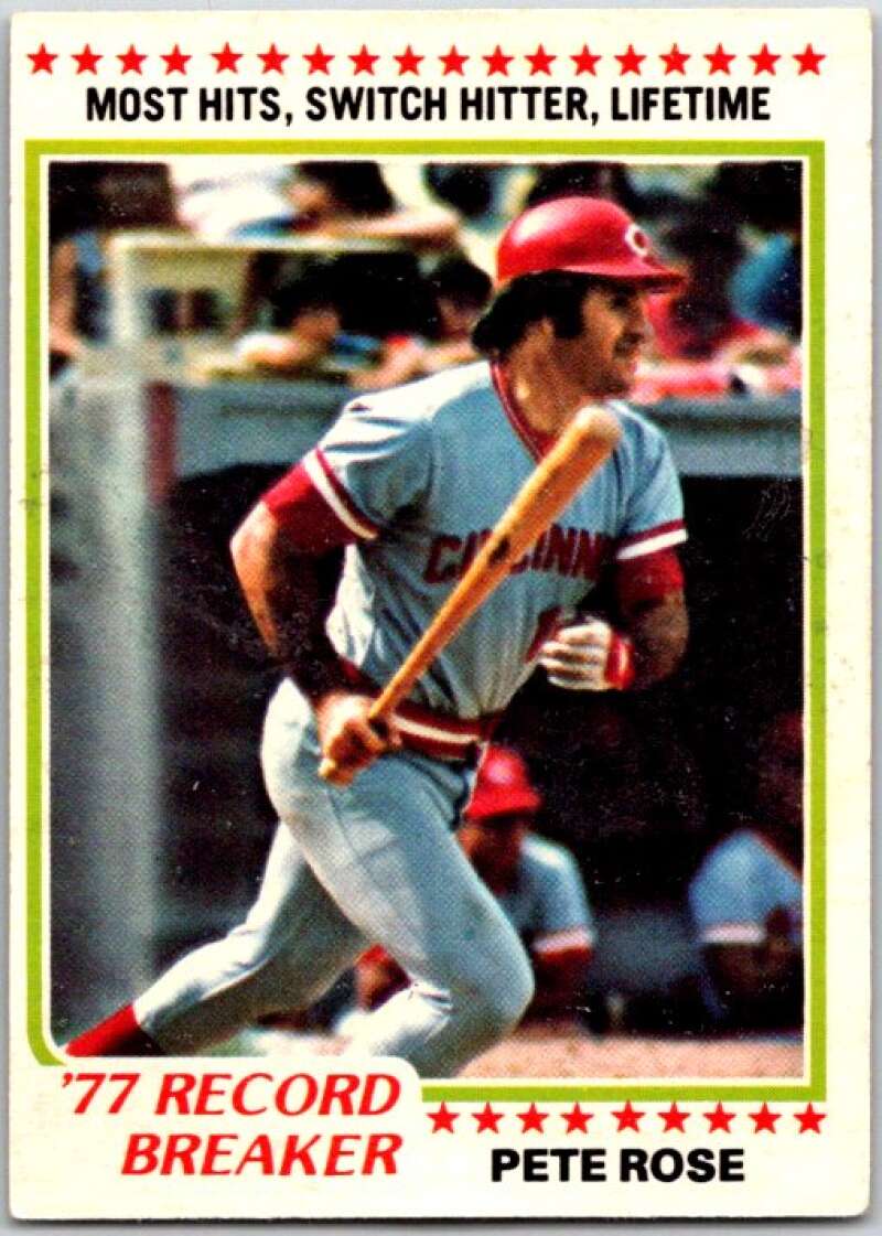 1978 O-Pee-Chee MLB #240 Pete Rose RB  Cincinnati Reds  V48909