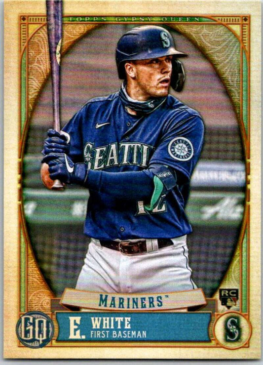2021 Topps Gypsy Queen #276 Evan White  RC Rookie Mariners  V48953