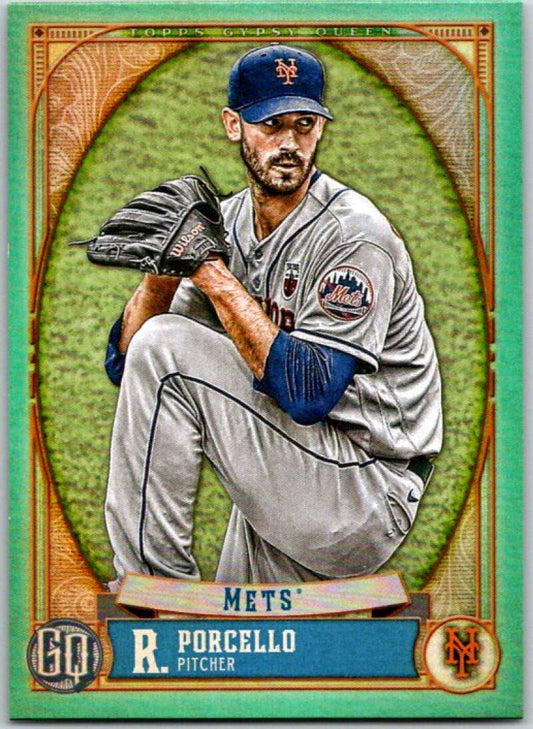 2021 Topps Gypsy Queen Turquoise #94 Rick Porcello Mets  V48957