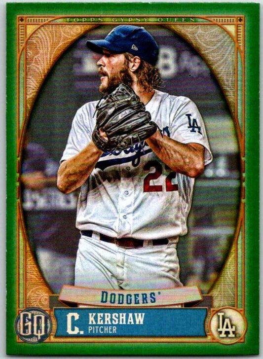 2021 Topps Gypsy Queen Green #156 Clayton Kershaw Dodgers  V48962