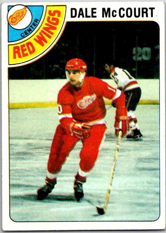 1978-79 Topps #132 Dale McCourt  RC Rookie Detroit Red Wings  V48975