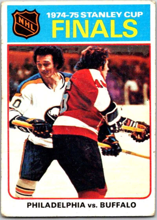 1975-76 Topps #1 1974-75 Stanley Cup Finals   V49041