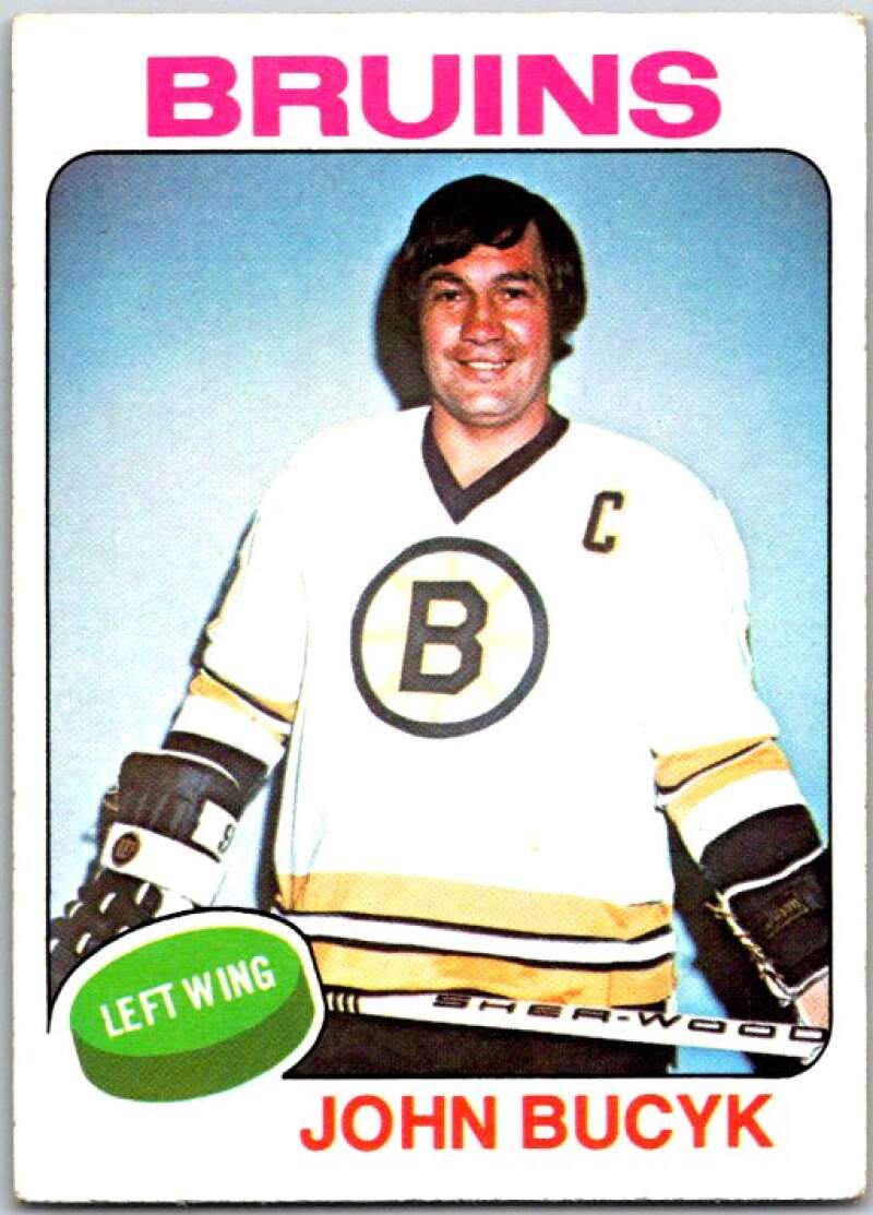 1975-76 Topps #9 Johnny Bucyk  Boston Bruins  V49043