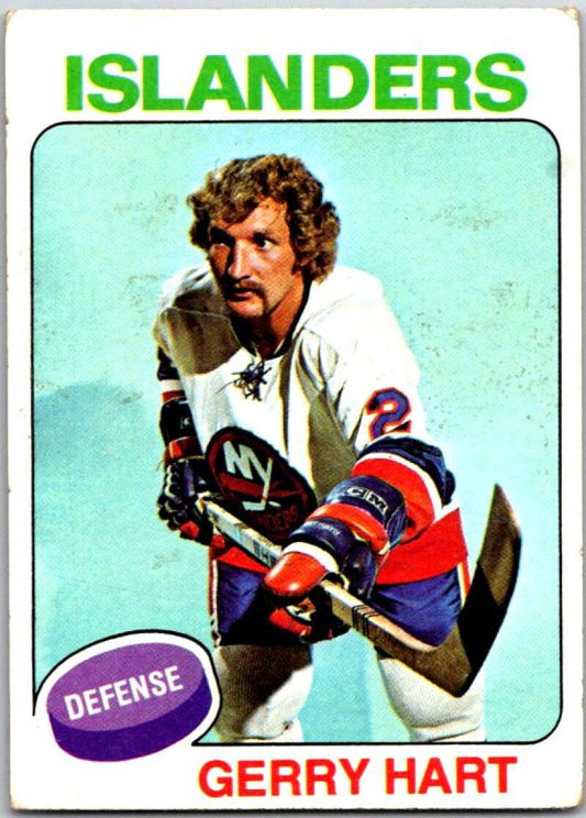 1975-76 Topps #18 Gerry Hart  New York Islanders  V49048