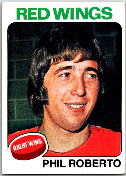 1975-76 Topps #80 Phil Roberto  Detroit Red Wings  V49068
