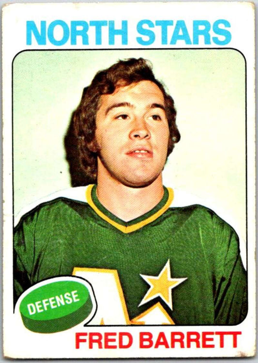 1975-76 Topps #124 Fred Barrett  Minnesota North Stars  V49087