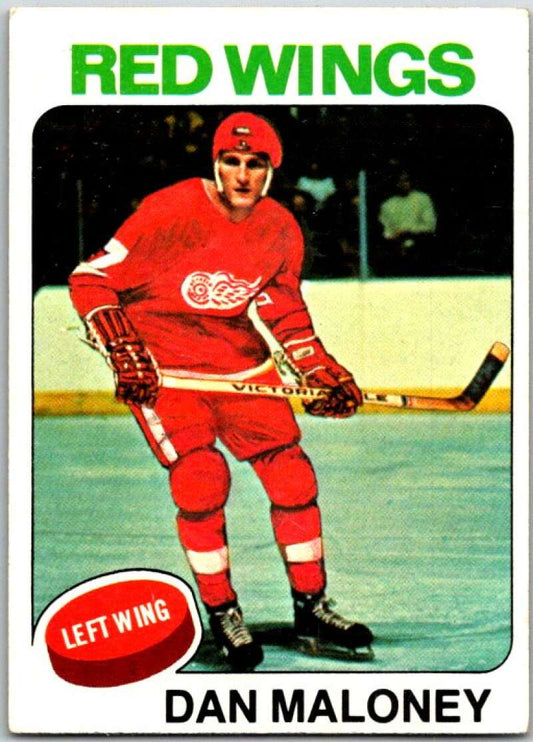 1975-76 Topps #177 Dan Maloney  Detroit Red Wings  V49105
