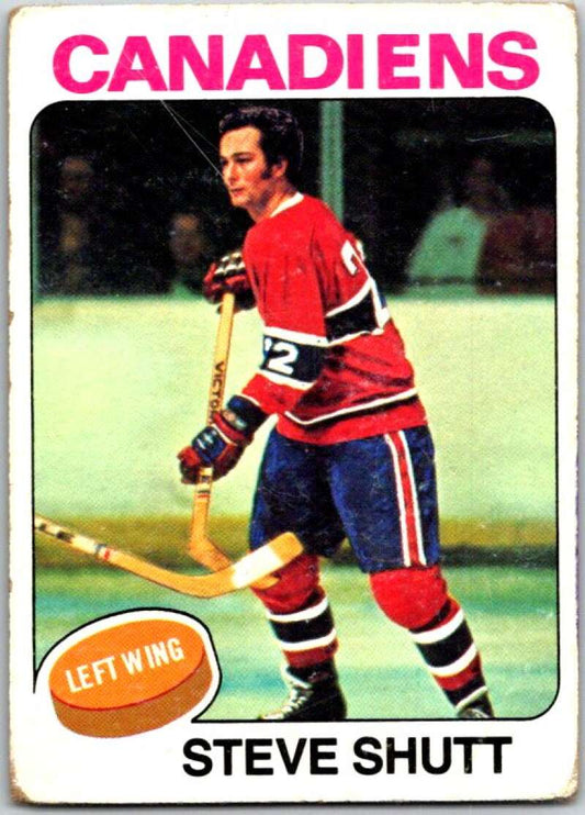 1975-76 Topps #181 Steve Shutt  Montreal Canadiens  V49107