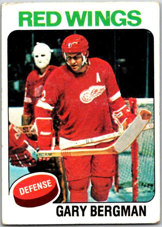 1975-76 Topps #236 Gary Bergman  Detroit Red Wings  V49119