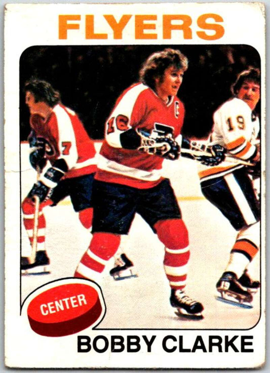 1975-76 Topps #250 Bobby Clarke  Philadelphia Flyers  V49124