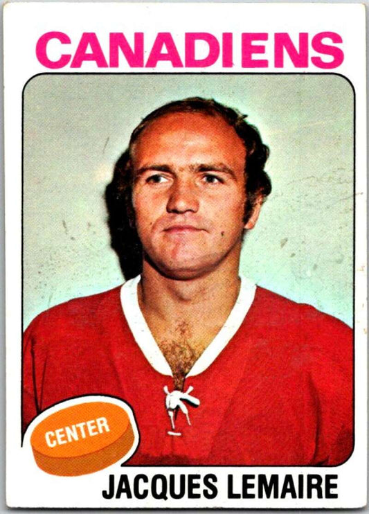 1975-76 Topps #258 Jacques Lemaire  Montreal Canadiens  V49132