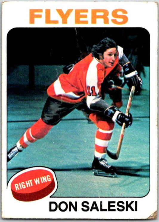 1975-76 Topps #262 Don Saleski  Philadelphia Flyers  V49133