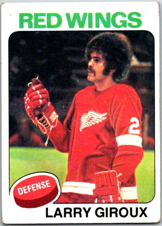 1975-76 Topps #273 Larry Giroux  RC Rookie Detroit Red Wings  V49137