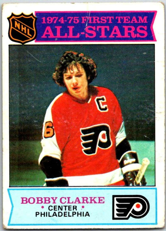 1975-76 Topps #286 Bobby Clarke AS  Philadelphia Flyers  V49141