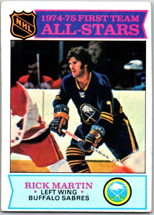 1975-76 Topps #289 Rick Martin AS  Buffalo Sabres  V49143