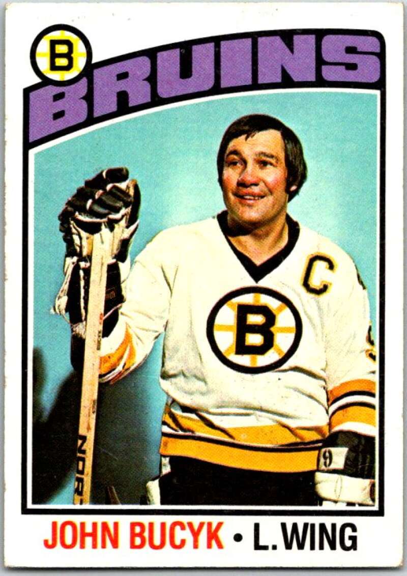 1976-77 Topps #95 Johnny Bucyk   V49187