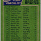 1976-77 Topps #133 Boston Bruins CL  Boston Bruins  V49198