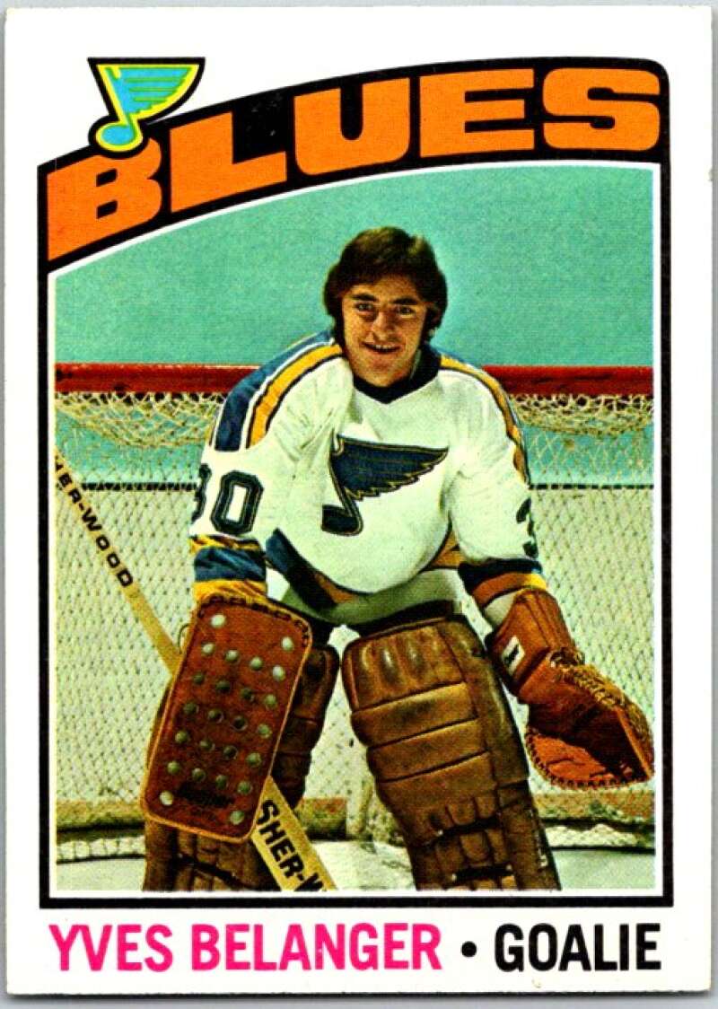 1976-77 Topps #168 Yves Belanger  RC Rookie  V49207