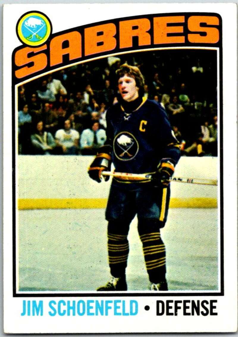 1976-77 Topps #241 Jim Schoenfeld  Buffalo Sabres  V49224