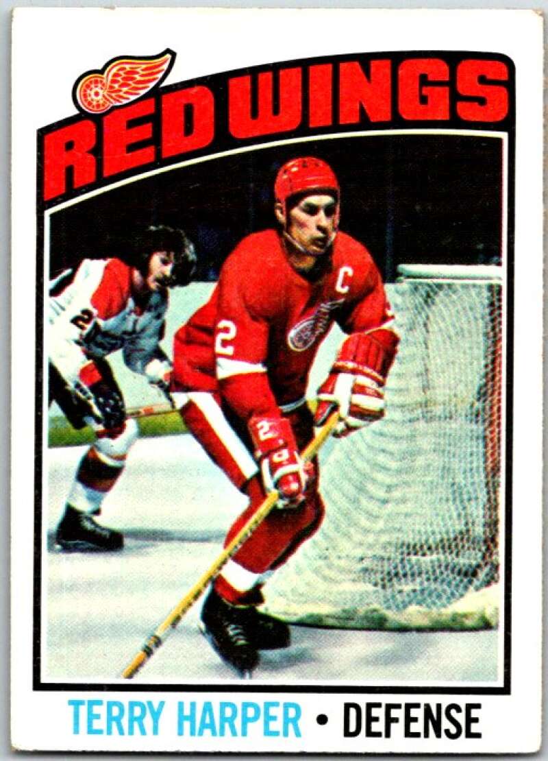 1976-77 Topps #262 Terry Harper  Detroit Red Wings  V49229