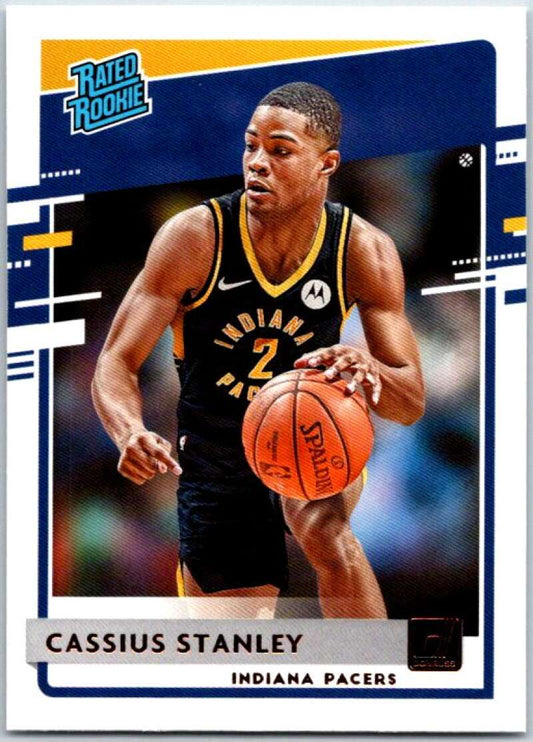 2020-21 Donruss #225 Cassius Stanley Rated Rookies  RC Rookie  V49424