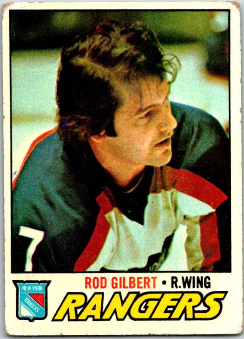 1977-78 Topps #25 Rod Gilbert  New York Rangers  V49248