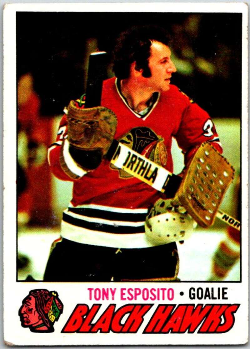 1977-78 Topps #170 Tony Esposito  Chicago Blackhawks  V49347