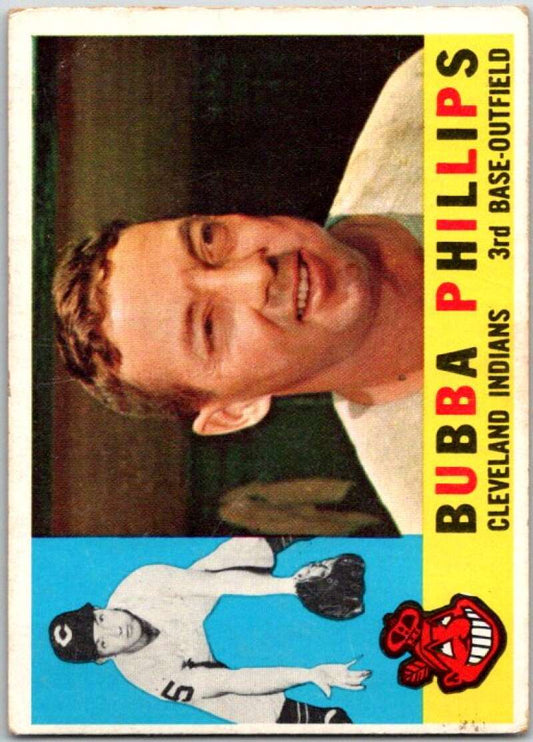 1960 Topps Baseball #243 Bubba Phillips  Cleveland Indians  V49441