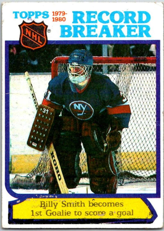 1980-81 Topps #5 Billy Smith RB  New York Islanders  V49448
