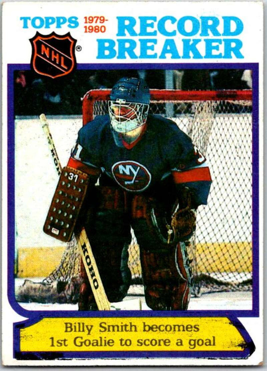 1980-81 Topps #5 Billy Smith RB  New York Islanders  V49449