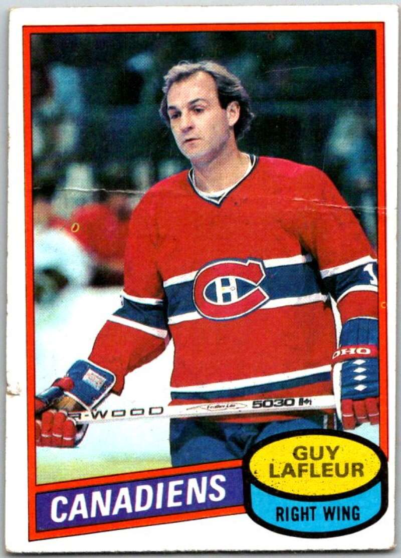 1980-81 Topps #10 Guy Lafleur  Montreal Canadiens  V49459