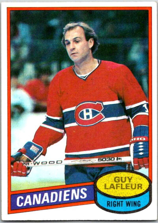 1980-81 Topps #10 Guy Lafleur  Montreal Canadiens  V49461
