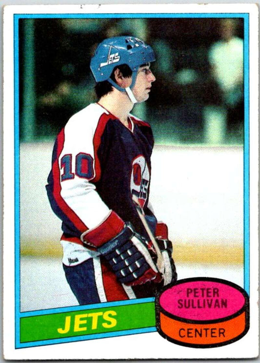 1980-81 Topps #29 Peter Sullivan  Winnipeg Jets  V49496