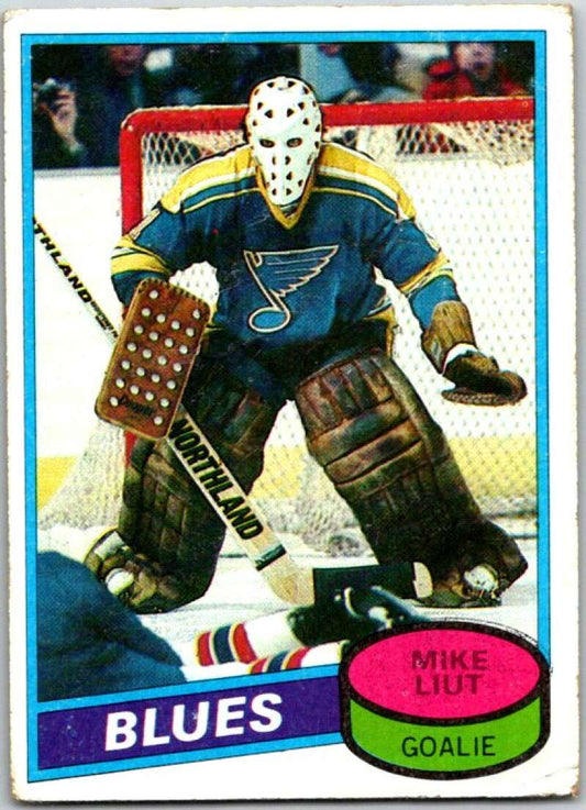 1980-81 Topps #31 Mike Liut  RC Rookie St. Louis Blues  V49500